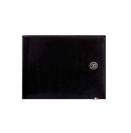 S.T.Dupont Line D Plånbok 6cc & ID-kort svart
